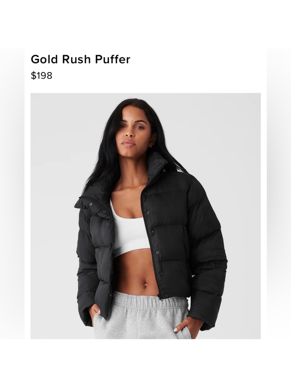 🗽Alo puffer jacket